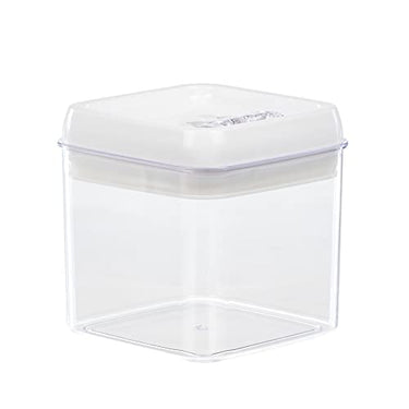 Invero Set mit 3 kleinen 1,1 l Frischhaltedosen – Küchen-Speisekammer-Organisation, stapelbare Behälter mit luftdichtem, einfachem Clip-Deckelverschluss für Mehl, Reis, Müsli, Nudeln, Nüsse und mehr im Sale